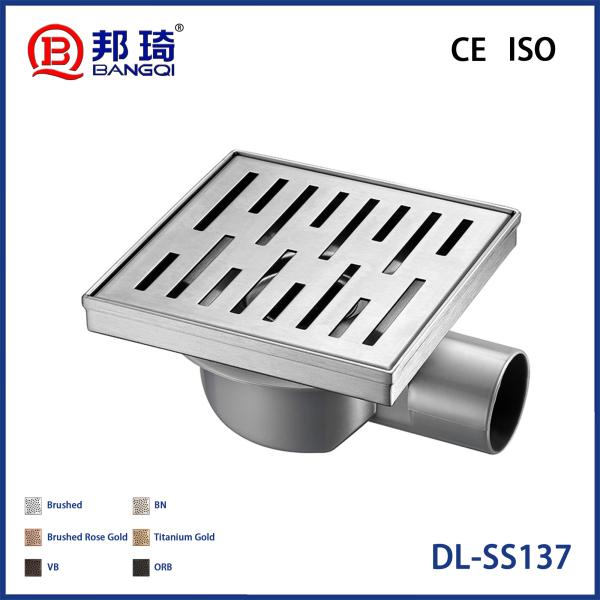 DL-SS137 Drainage de plancher en acier inoxydable européen