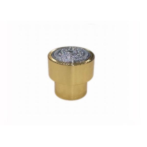 Shiny T Shaped Zamak Perfume Caps Customized Glass Perfume Bottle Closures
