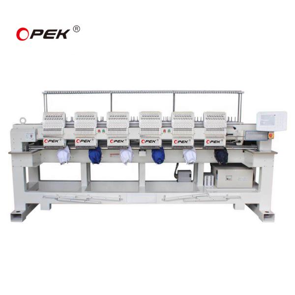 OPEK 6 Heads Embroidery Machine Computerized High Speed  Embroidery Making Sale Price