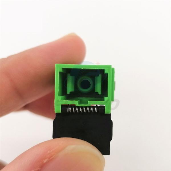 Auto verde preto Shell Singlemode Fiber Optic Adapters da palavra simples do SC do adaptador do obturador SC/APC