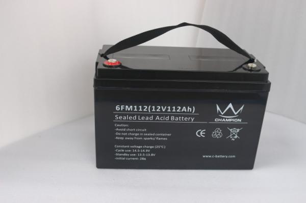 Lightweight Lead Acid Car Battery , Solar Battery Deep Cycle Customized Size