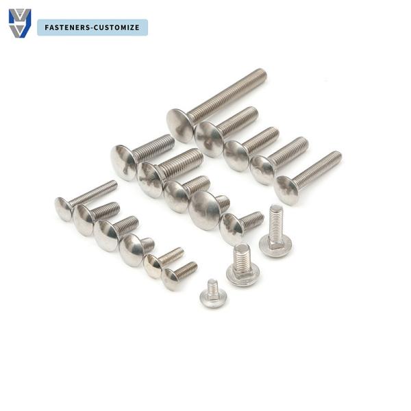 Stainless steel carriage square neck screws bolt