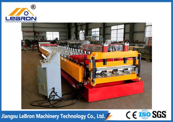 Red color CNC Control Floor Deck Roll Forming Machine made in China long time service