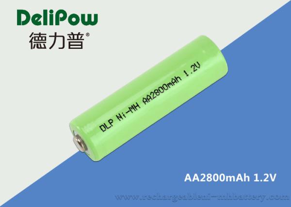 2800mAh 1.2 V Nimh Rechargeable Batteries , Rechargeable Nimh Batteries AA OEM Acceptable