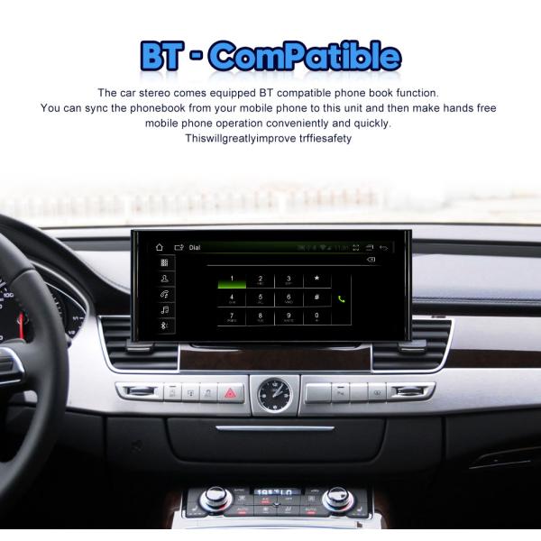 Стерео автомобиля андроида 1920*720 автоматический 12,3 дюйма для Audi A8 D4 2011-2017