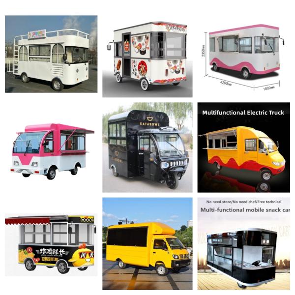 Multifunctional Automatic Gasoline Food Trailer for Full Automatic Mobile Food Truck