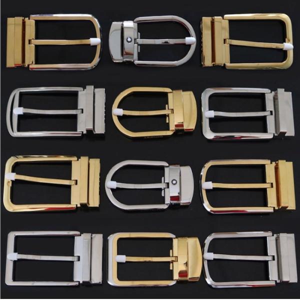 Электронный покрывая цвет черноты пряжки пояса сплава цинка 34MM с винтами