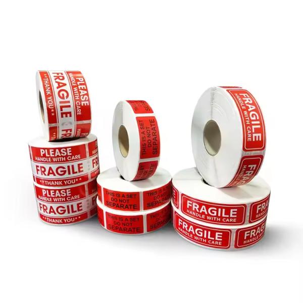 Custom Made Paper Warning Labels With Strong Adhesive