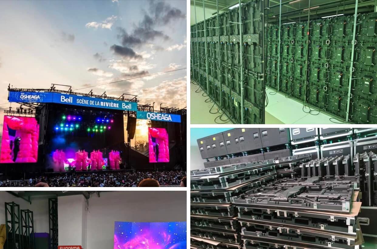 Легкое обслуживание 4K 8K LED дисплей OEM ODM IP65 Антикоррозионный P2 P2.5 P3 500*500 мм LED дисплей LED видеостень
