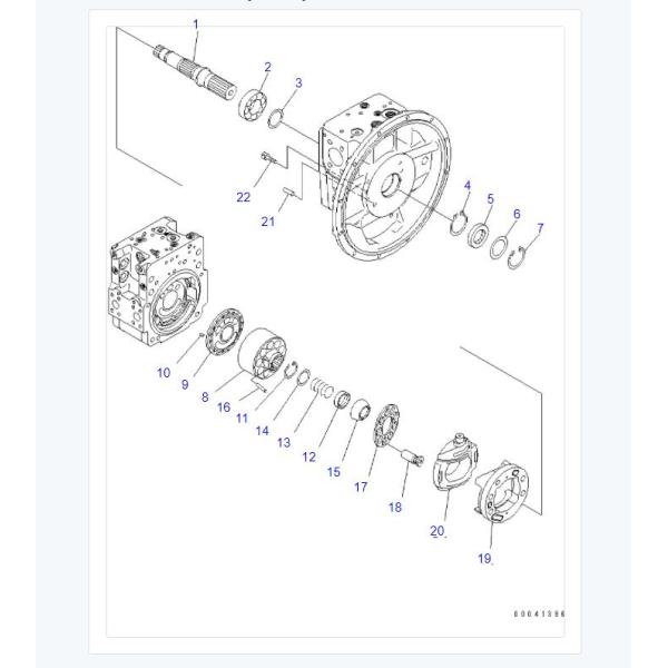 Замена 708 2L 06690 гидронасоса PC210 8K PC230NHD 8 KOMATSU Замена 708 2L 06690 гидронасоса PC210 8K PC230NHD 8 KOMATSU