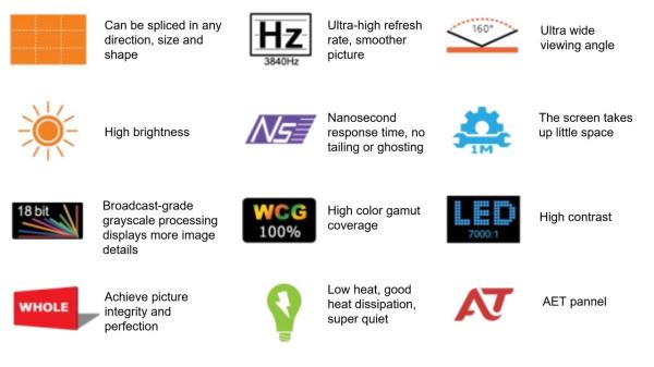 P5 Outdoor Full-color LED Display Screen 1/8 Constant Current Driving