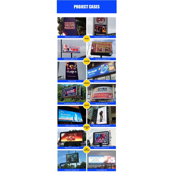 El panel de alquiler al aire libre P5 de 240W/M2 300W SMD1921 LED