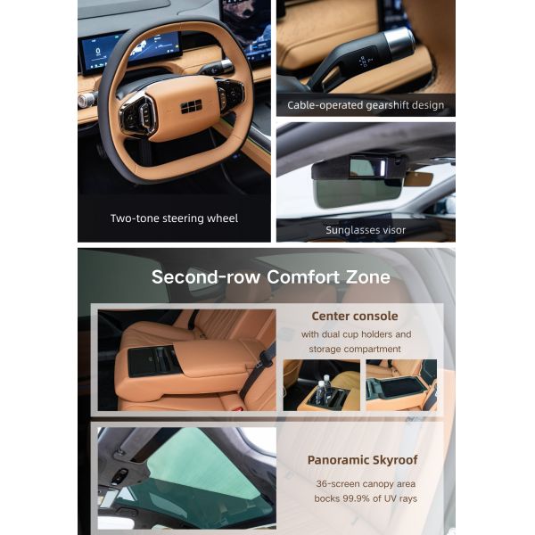 Galaxy Starry 8 2025 EM-i Plug-in Hybrid with Panoramic Sunroof Borderless 4-door 5-seater Sedan >700km Range