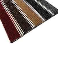 Porte enfoncée extérieure Mat In Carpet de nattes en aluminium de barrière