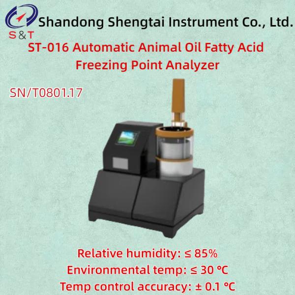 Accuracy ±0.1℃ Oil And Fat Fatty Acid Freezing Point Tester 1200r/Min Equip TCP Function