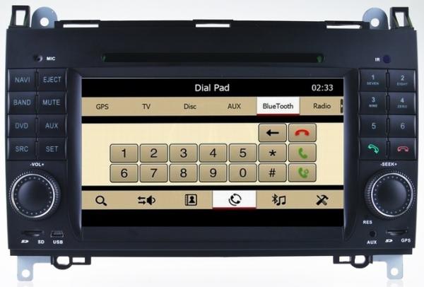 Car multimedia bluetooth USB for Mercedes Benz A-class W169 with iPod RDS CD player OCB-8822