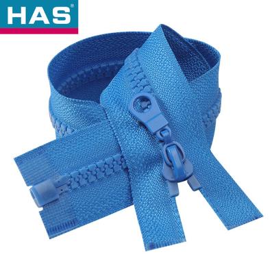 # 5 Fermeture à glissière en bobine de résine avec matériau dur Dents épais conception de bout ouvert