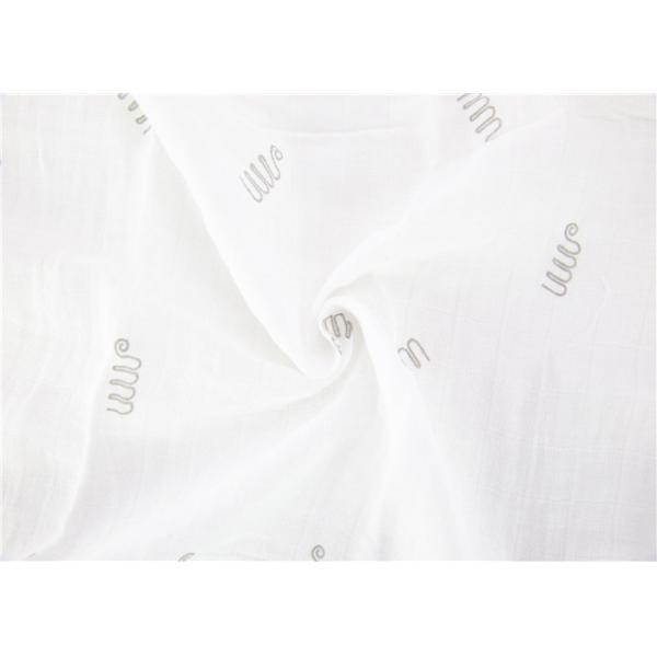100% Organic Cotton Baby Blankets , Infant Baby Blankets 3PK Four Layers Of Screen