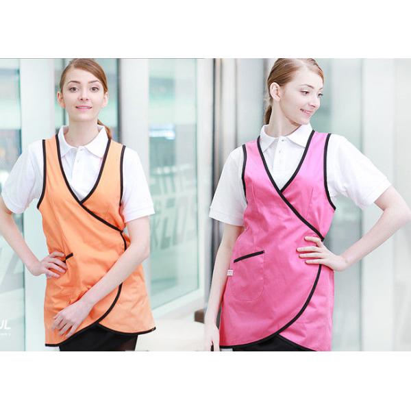 Unisex Vest Kitchen Cooking Aprons , Durable Adult Cooking Apron For Coffee Shop