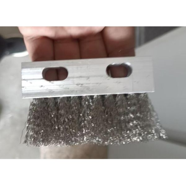 Nylon Bristle Material Brush Strip for Arc Curve Profile Aluminum Holder Industry Door