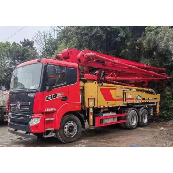 2021 Sy 43m Concrete Pump Ready Mix Batching Plant Boom Pump Good Original Condition
