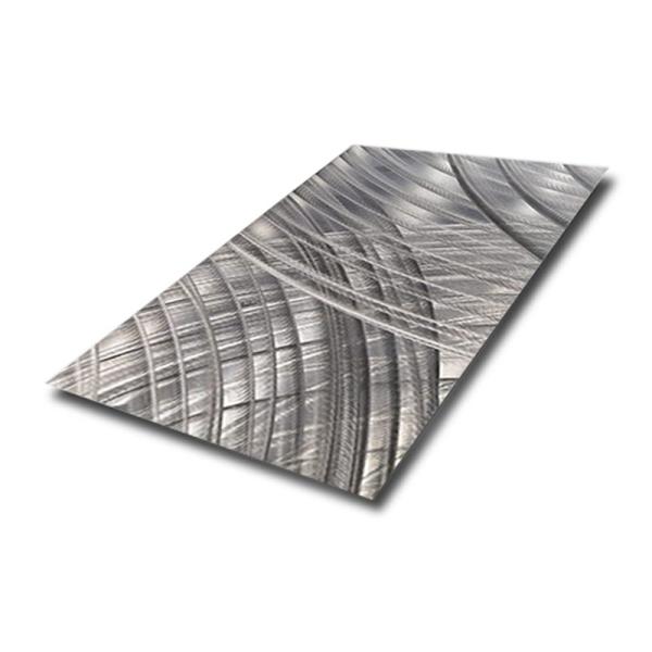 folha de aço inoxidável inovativa do laser 3D de 3.0mm para aturdir decorações
