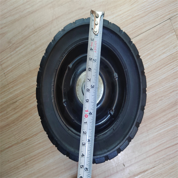 Durable 6 Inch Hard Rubber Wheels Barrow Gas Lawn Mower Rubber Wheel
