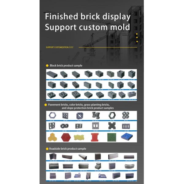 Easy Operation Block Making Machine for Hollow Bricks Concrete Bricks and Hole Bricks