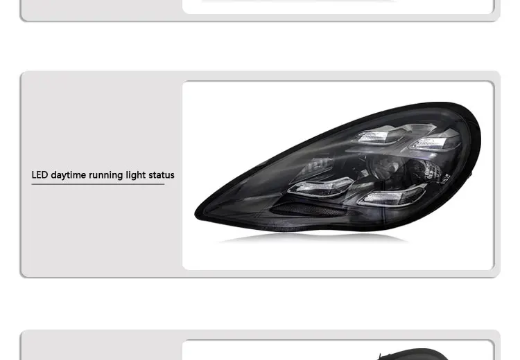 Для Porsche Panamera 970.1/2 Старый на новый 2010-2016 Обновление 2022 Матрицы светодиодные фары