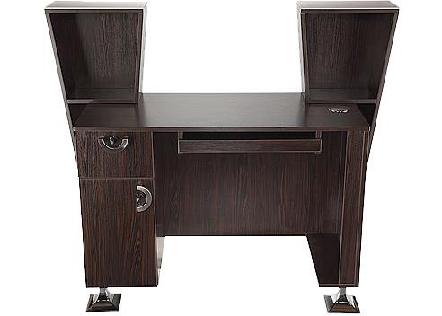 Commercial Barber Shop Reception Desk Cash Station With Acrylic Decoration