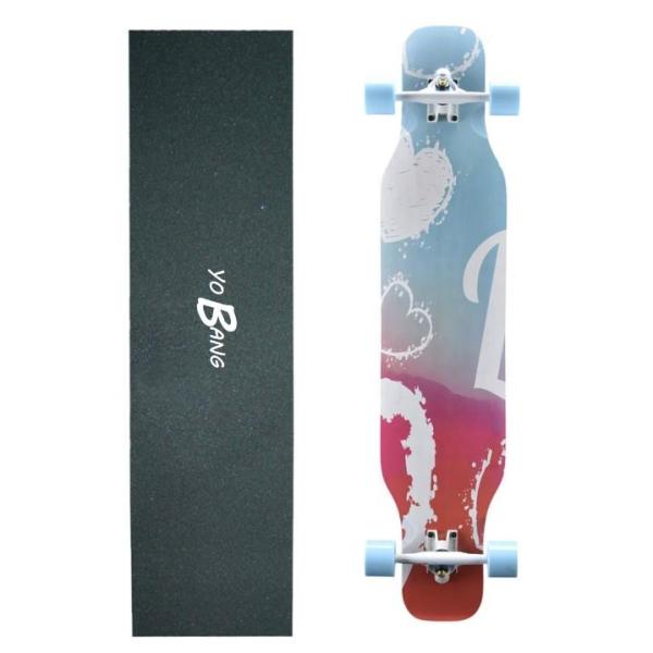 40inch Longboard Deck Skateboard With 70x51mm Clear Wheel Maple Wood For Youth