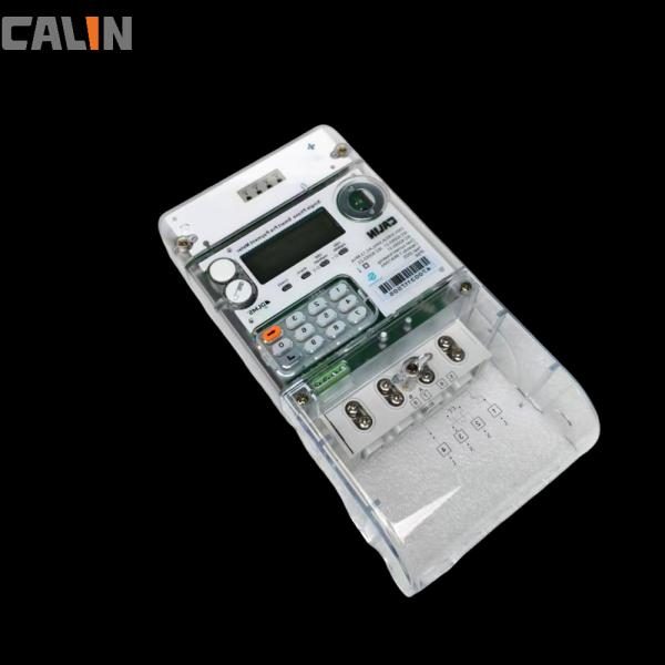 Card Prepayment Wireless Electricity Meter ,  6 Digits Single Phase Kwh Meter