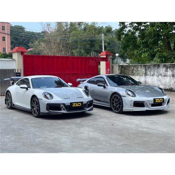 Auto Parts for Porsche 911 992 Body Kit 911 992 Turbo Upgraded Techart Style Front and Rear Bumper Cover Body Kit