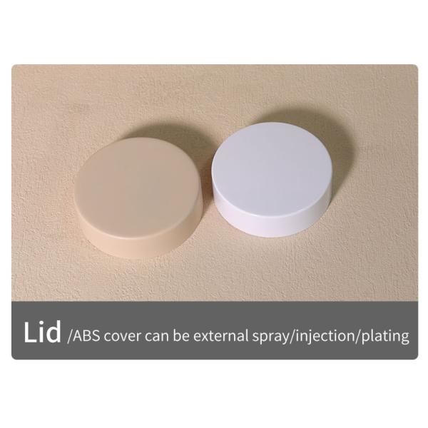 Personaliza las tapas de punta de tornillo 50g Vidrio de crema de cosméticos vacío para protector solar crema y lujo de la cara y el cuerpo crema de embalaje