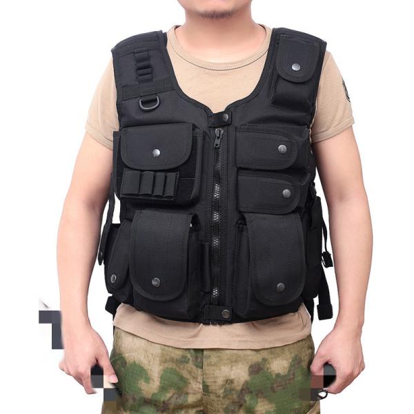 600D Nylon Military Tactical Vest For Camping Mountaineering 55*53*20cm