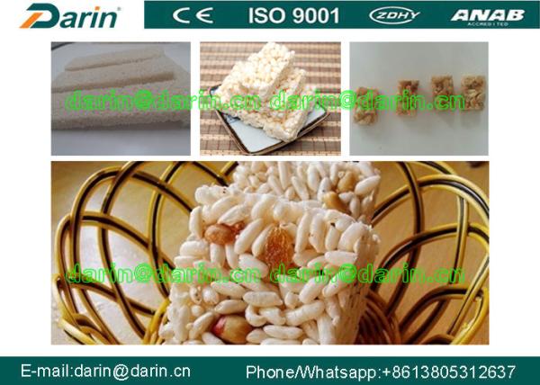 Stainless steel Cereal Bar Making Machine , Snacks Making Machine / equipment
