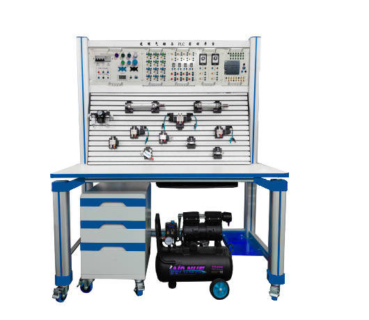 Transparent Pneumatic Training Workbench with AC380V Power Input for Basic Pneumatic Circuits and PLC Training Equipment