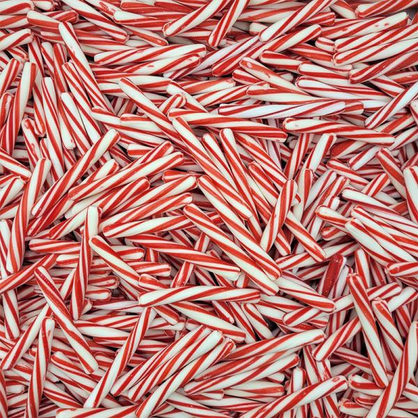Bulk Christmas Candy Fruity Mint Flavor Candy Cane Stick Sweets