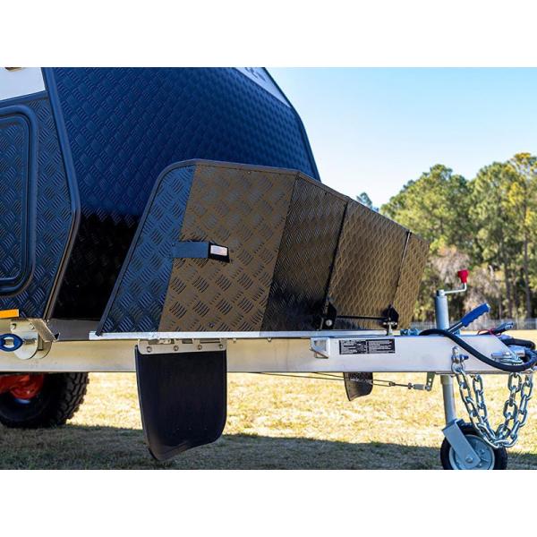 Petite remorque minuscule de la personne rv de la remorque de campeur 4 avec la capacité de remorquage variable