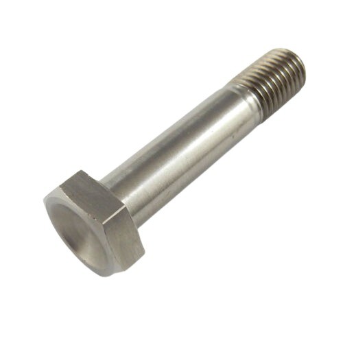 Sprint Car 5/16-24 x 1-1/2 UNF Titanium Hex Head Bolt DIN Standard made of 6AL-4V Titanium Alloy with Natural Finish