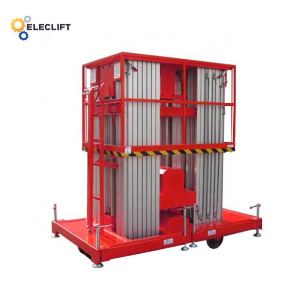 Electric Aerial Work Platform Self Propelled Single Man Lift with Manual Control