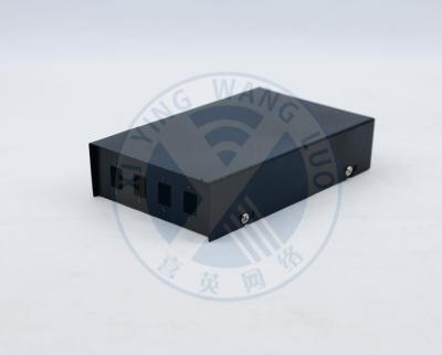 SC Type Mini Wall Outlet FTTx 4 core fiber optic termination wall box