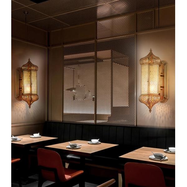 DIY Style romantique Antique Sconces murales en cuivre pour la cour de l'église