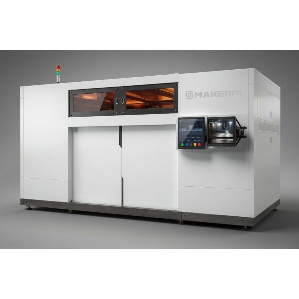 MakerPi ComproJet Next-Generation Large-Scale Binder Jet 3D Printer for High-Performance Copper Cu/Diamond Composites Manufacturing
