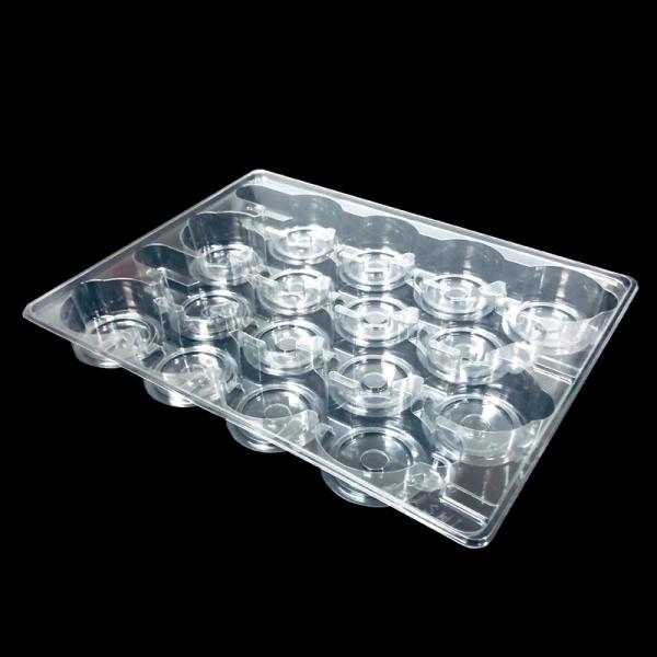 Food Contact Safety Packaging Authorization Clear PVC Blister Molded Tray with Lid