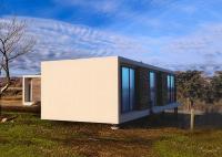 Casas pré-fabricadas de luxo com estrutura de aço, design de casas modernas no Uruguai China
