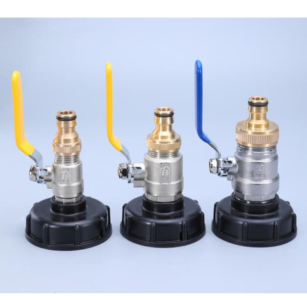 Garden Water Connectors Brass Tap Adapter for IBC Tank Valve Fitting Hose Connector