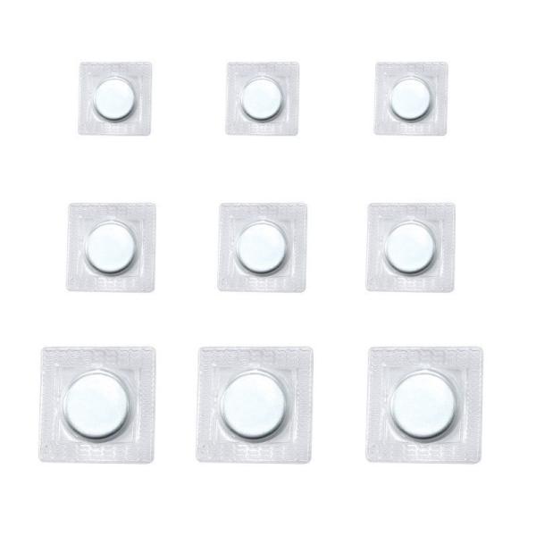 Waterproof Hidden Buckle Magnetic Buckle for Plastic-coated PVC Round Luggage Clothing
