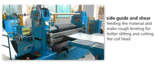DBSL-8x1600 Steel Sheet Steel Slitting line Production Line with Hydraulic Decoiler