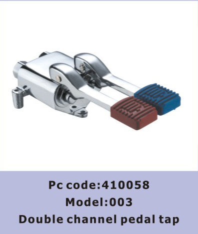 Auto Commercial Kitchen Dishwasher Single / 2 Color Double Channel Pedal Tap